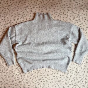 Gray Wool Blend Sweater